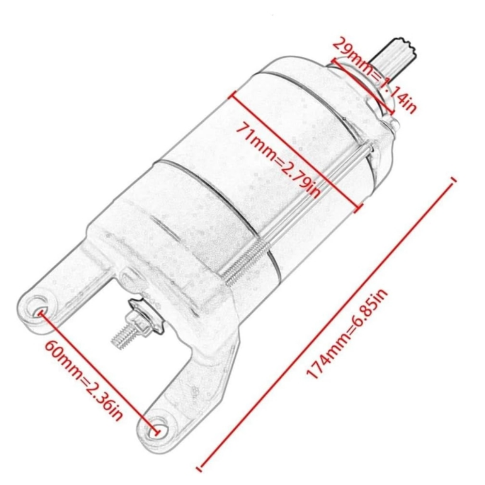 31200-KZZ-901 31200-KYJ-902 para motor de arranque CRF250